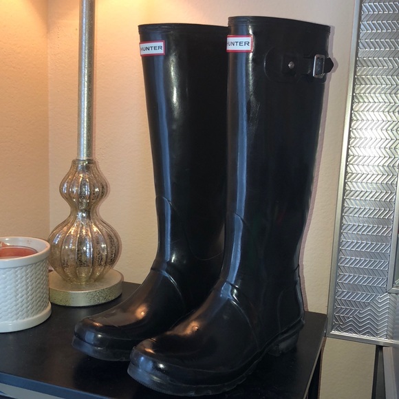 Women’s Original Tall Gloss Rain Boots - Picture 1 of 4